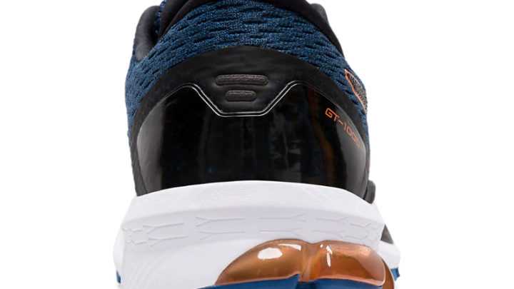Asics GT 1000 9 chaussures homme bleues arrière droit