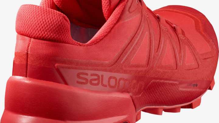 Salomon SpeedCross 5 chaussure droite trois quart arrière