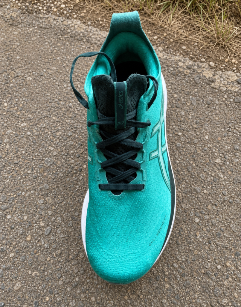 Tige, languette et laçage de l’ASICS Gel-Nimbus 27