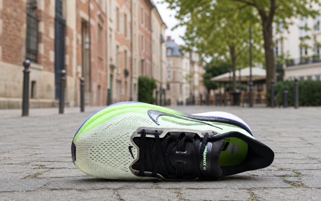 Vue du chaussant et du mesh de la Nike Pegasus 42