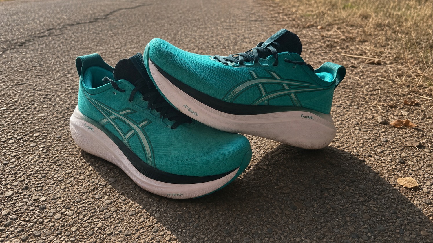 Image principale de l'article ASICS Gel-Nimbus 27 : 500 km de confort, mais peu de goût pour la vitesse