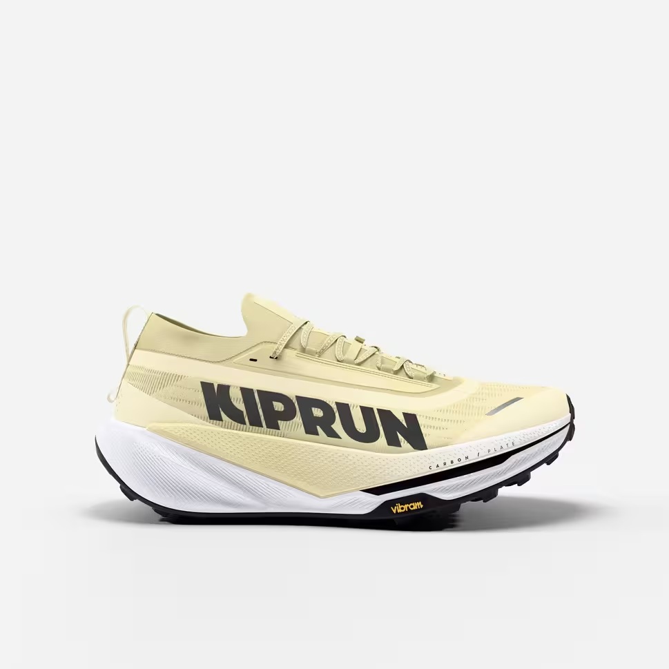 Kiprun Kipsummit Race femme beige vue de profil